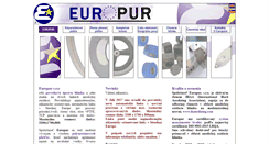 Desktop Screenshot of europur.sk